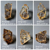 Chunky freeform faceted smoky quartz statement ring