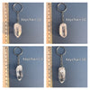 Lemurian crystal keychain