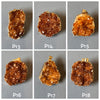 Druzy citrine cluster pendant