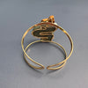 Mookaite snake cuff bracelet