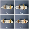 Lemurian crystal connector necklace