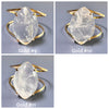 Marquise crystal quartz cuff bracelet