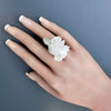 Crystal cluster ring