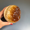 Druzy citrine sphere