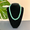 Amazonite German cut beaded necklace