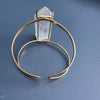 Lemurian point cuff bracelet