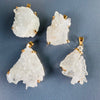 Crystal cluster pendant new