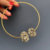 Pyrite oval choker