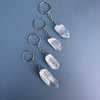 Lemurian crystal keychain