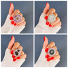Classic amethyst stalactite statement ring