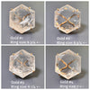 Oversized hexagon crystal quartz statement ring
