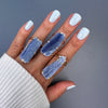 Blue kyanite ring