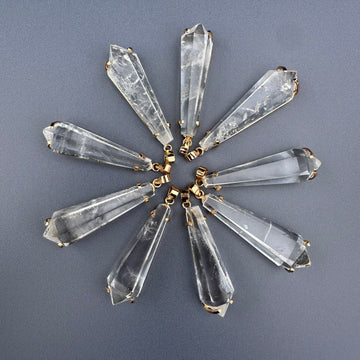 Crystal wand pendant