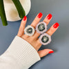 Classic amethyst stalactite statement ring