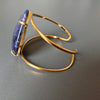 Sodalite pear cuff bracelet