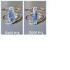 Raw blue kyanite crystal cuff bracelet