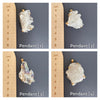 Crystal cluster pendant