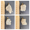 Crystal cluster pendant
