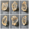 Large chunky raw crystal statement ring
