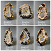 Druzy geode slice ring