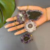 Large amethyst stalactite pendant