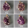 Druzy amethyst cluster pendant