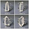 Chunky Lemurian crystal statement cuff bracelet