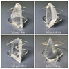 Chunky Lemurian crystal statement cuff bracelet