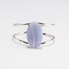 Blue lace agate cuff bracelet