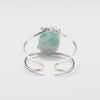 Larimar oval cuff bracelet