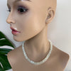 Moonstone German cut beaded necklace