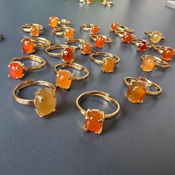 Small carnelian ring