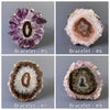 Oversized amethyst stalactite statement cuff bracelet