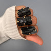 Black tourmaline ring