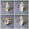 Lemurian point cuff bracelet