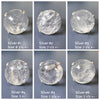 Round crystal cabochon ring