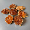 Bezel Brazilian druzy citrine necklace