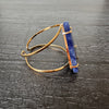 Sodalite triangle cuff bracelet