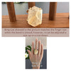 Chunky freeform faceted geode ring
