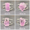 Amethyst freeform faceted cuff bracelet