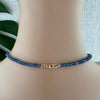 Blue kyanite necklace