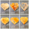 Golden healer faceted heart ring