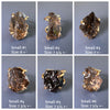 Raw smoky quartz chunky statement ring