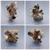 Smoky quartz cluster cuff bracelet