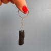 Black tourmaline keychain