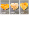 Golden healer faceted heart ring
