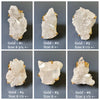 Druzy crystal quartz cluster cuff ring