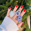 Classic amethyst stalactite statement ring