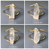 Lemurian point cuff bracelet