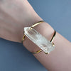 Lemurian point cuff bracelet